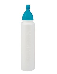 Biberon géant bleu de 32 cm - de haute qualité, idéal pour le carnaval, les fêtes à thème et les événements spéciaux.